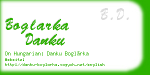 boglarka danku business card